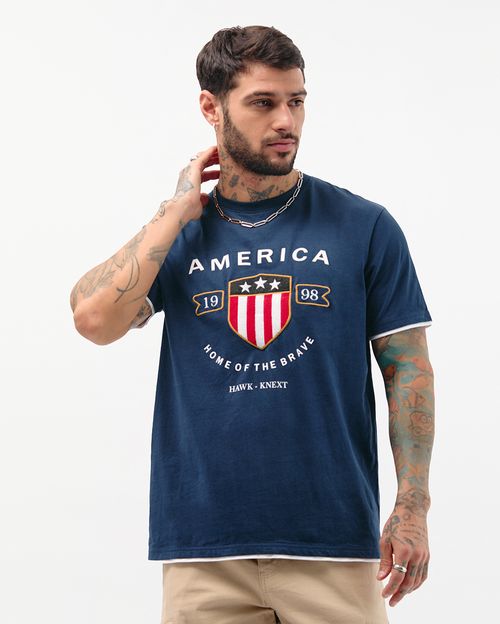 Polo Hombre Oliver Azul Pageant