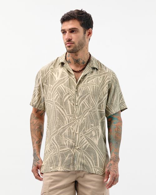 Camisa Hombre Bob Verde Bronze