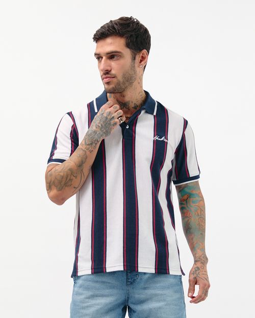 Polo Cuello Camisa Hombre Arjona Azul Pageant