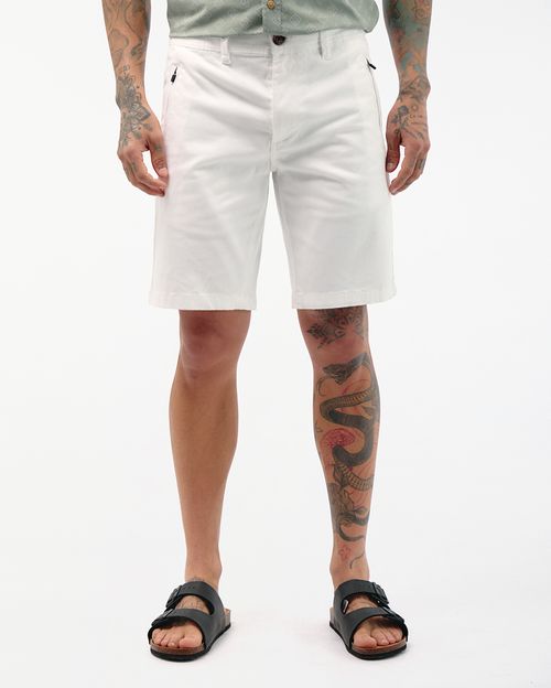 Bermuda Hombre Freddys Blanco Optico