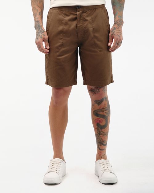 Bermuda Hombre Rokynew Marrón Claro