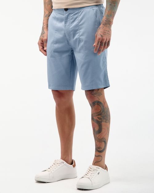 Bermuda Hombre Rokynew Acero