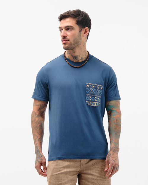 Polo Hombre Pock Azul Pacífico