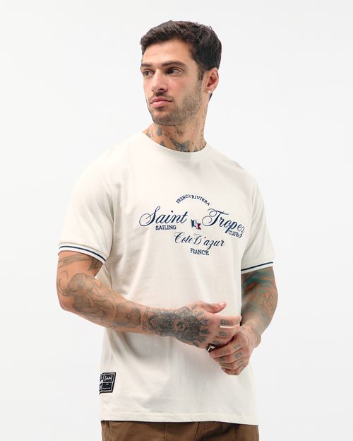 Polo Hombre Royal Crema Pastel