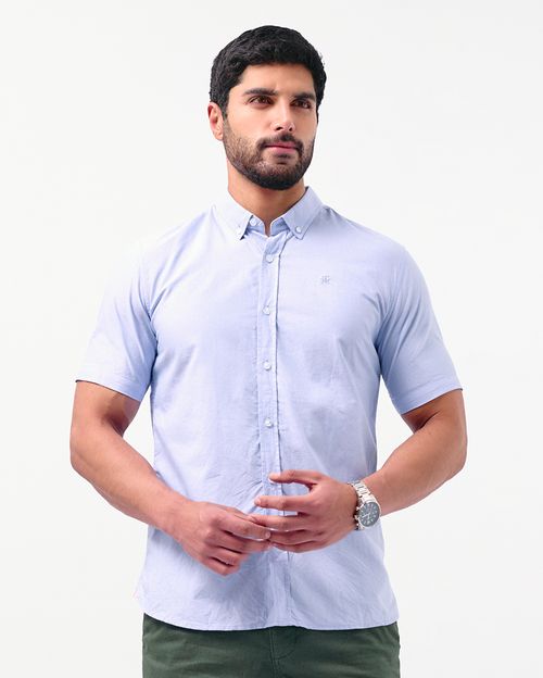 Camisa Hombre Connor Azul Oxford