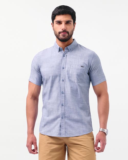 Camisa Hombre Alpine Spanish Azul