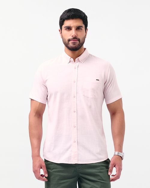 Camisa Hombre Alpine Rosado Cristal