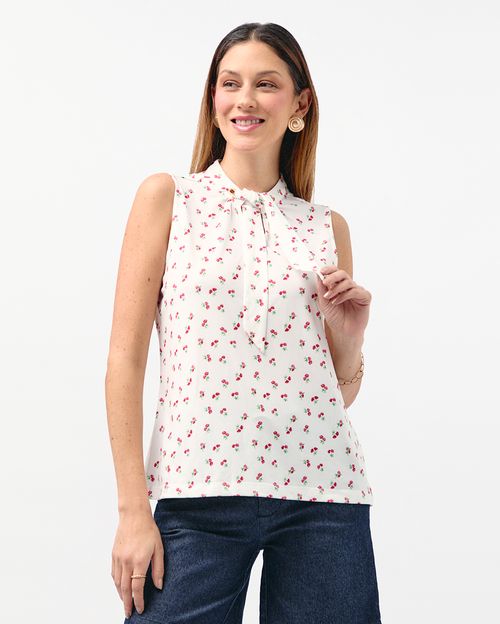 Blusa Mujer Yahaira Blanco Optico