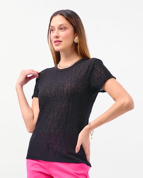 Polo Mujer Kenia Negro