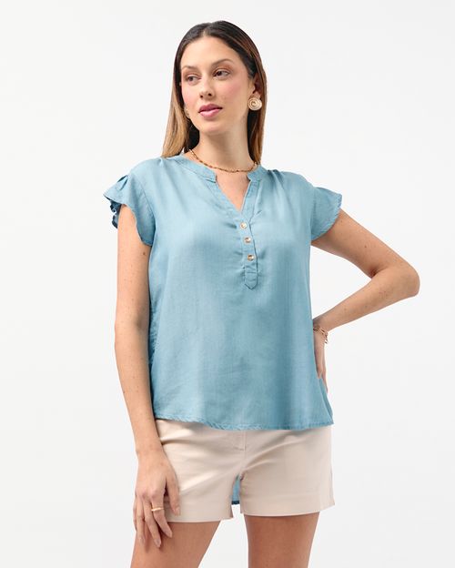 Blusa Mujer Mary Light Wash