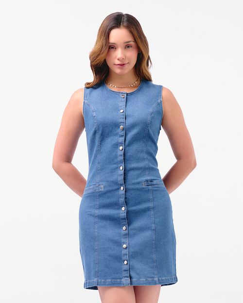 Vestido Denim Mujer Daylin Cristal