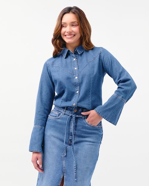 Blusa Mujer Cinthia Total Dirty Stone