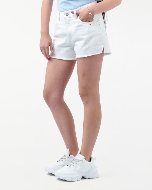 Short Denim Jovencita Valeria Blanco