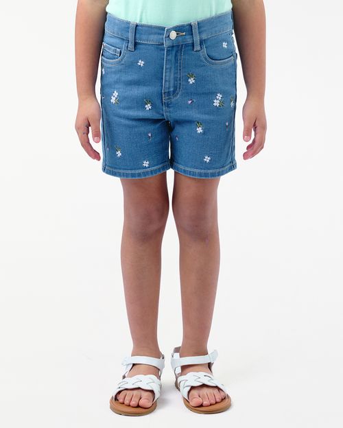 Short Denim Niña Indira Medium Wash
