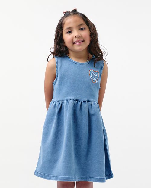 Vestido Niña Magie Light Wash