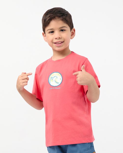 Polo Niño Eros Coral Crab