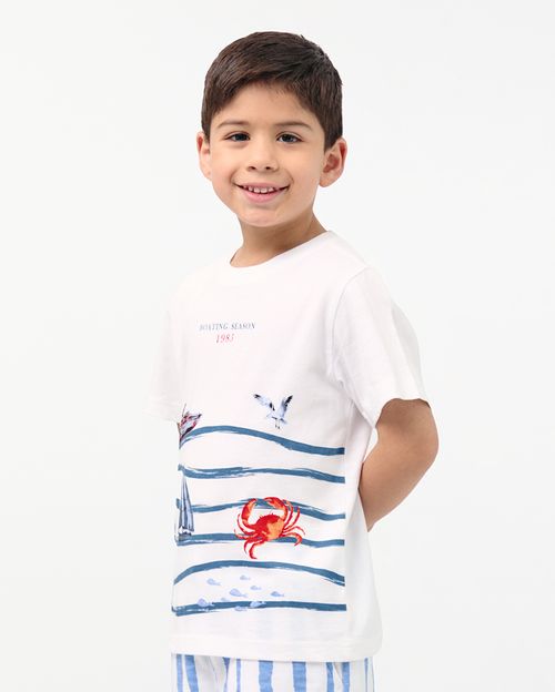 Polo Niño Eros Blanco