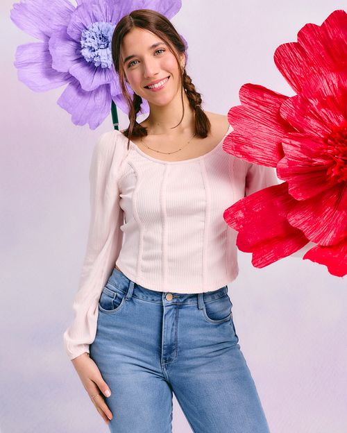 Polo Mujer Kristina Rosado Wood