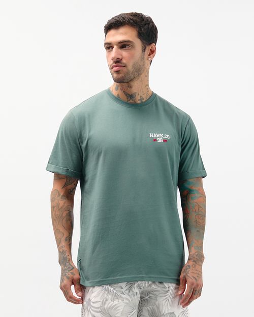 Polo Hombre Vikos Verde Trellis