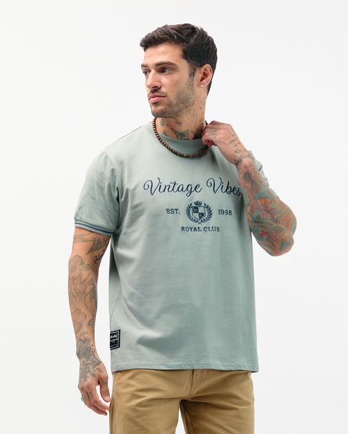 Polo Hombre Royal Verde Pad