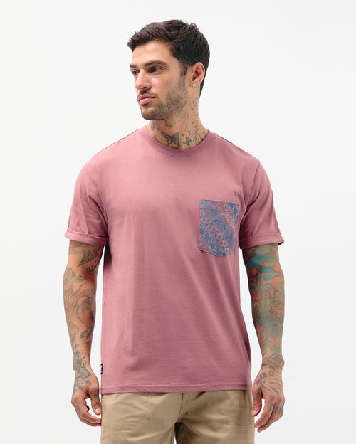 Polo Hombre Pock Malva Oscuro