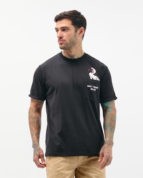 Polo Hombre Pocket Negro