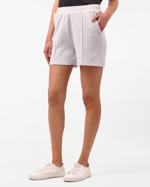 Short Mujer Ariana Grey Fit Poly Htr