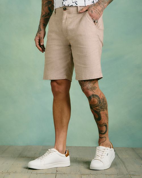 Bermuda Hombre Marvin Beige Oscuro