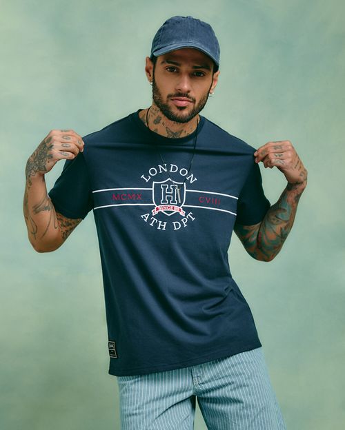 Polo Hombre Jair Azul Pageant