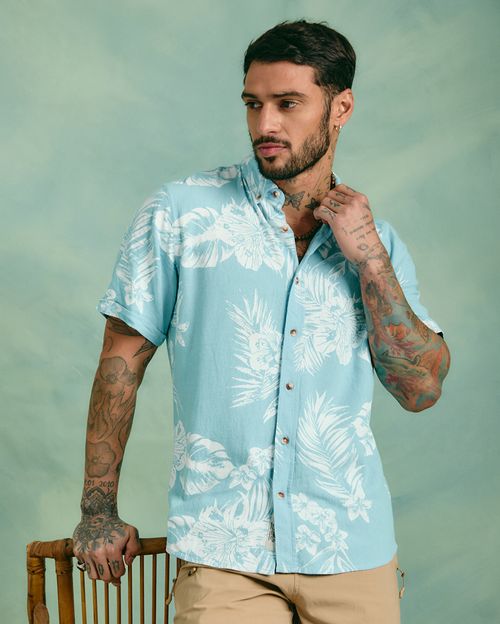 Camisa Hombre Bobby Celeste Dusk