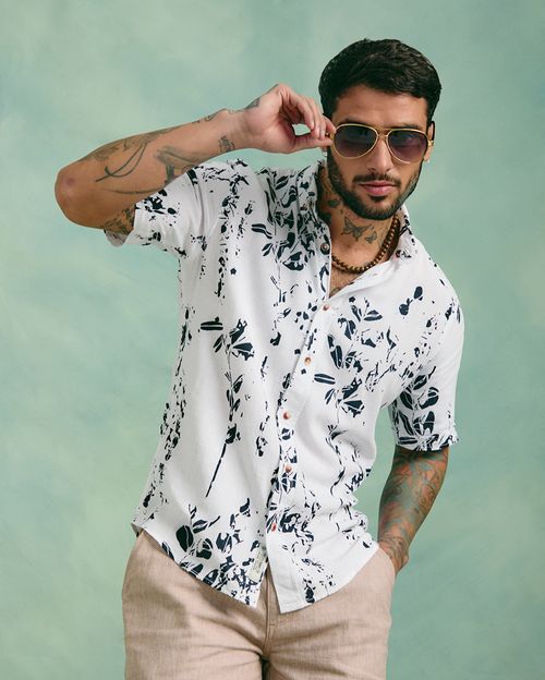Camisa Hombre Bobby Blanco Optico