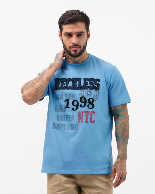 Polo Hombre Figo Acero Lago