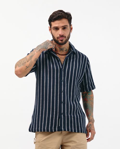 Camisa Hombre Tino Azul Pageant