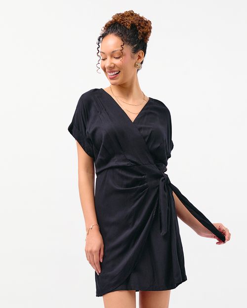 Vestido Mujer Lourdes Solid Negro