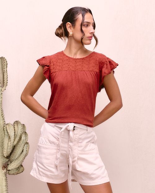 Polo Mujer Marangely Ladrillo Claro