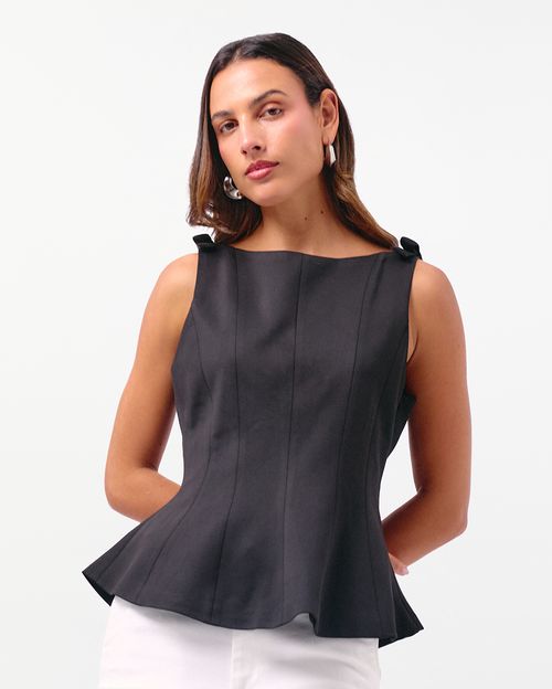 Blusa Mujer Madonna Negro