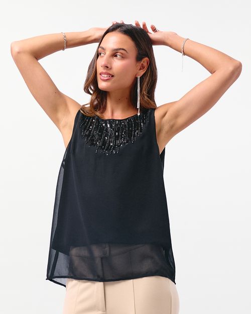 Blusa Mujer Yonce Negro