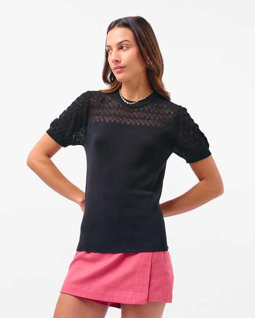 Polo Mujer Criss Negro