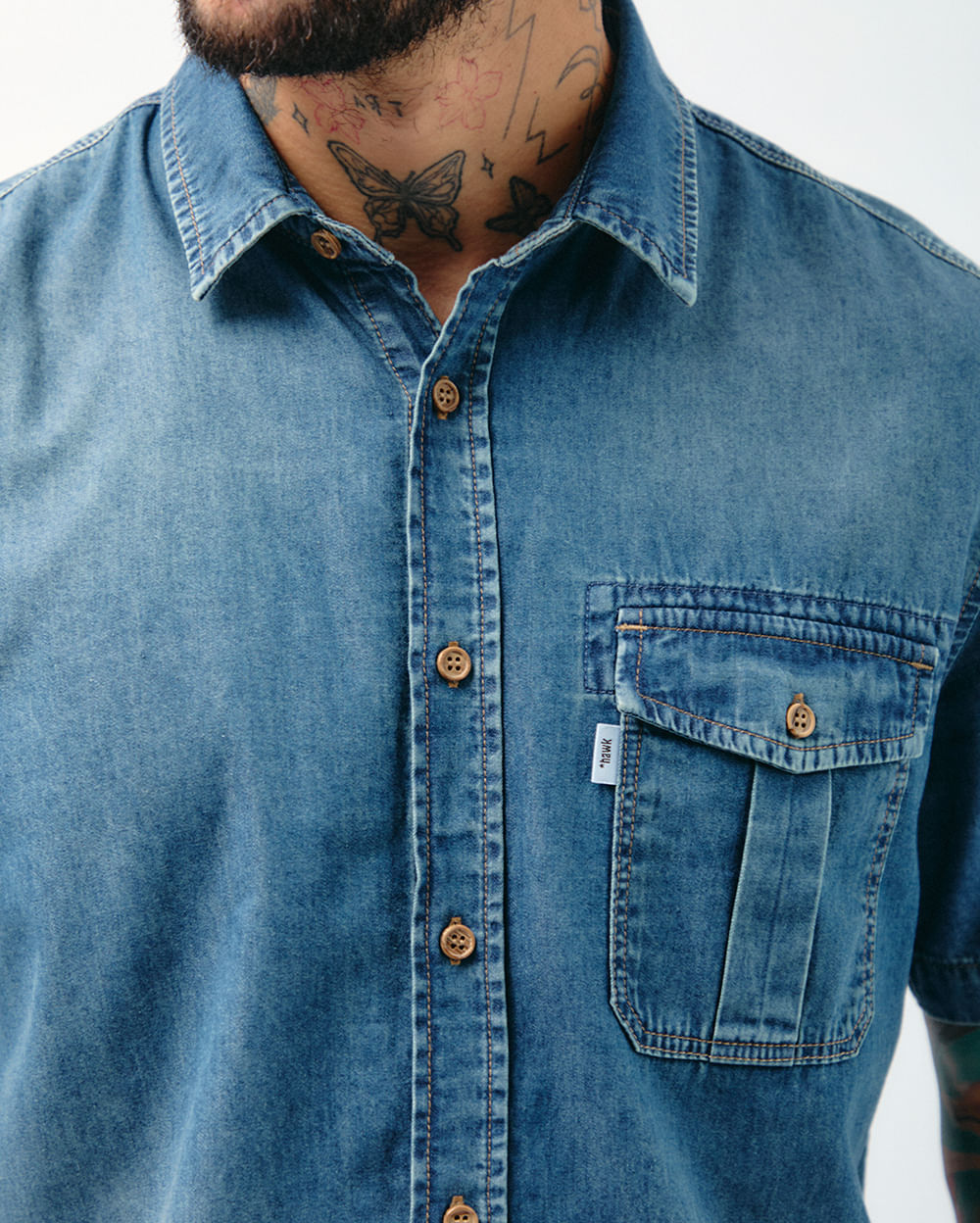 Camisa-Hombre-Lucca-Total-Dirty-Green-M