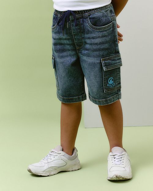 Bermuda Denim Niño Olio Dark Wash