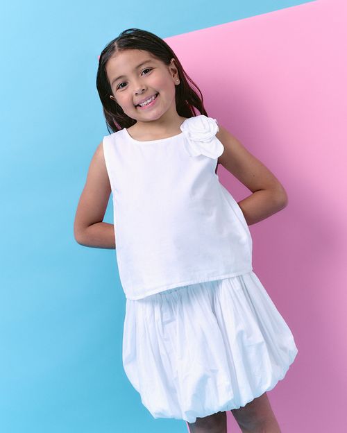 Top Niña Natasha Blanco