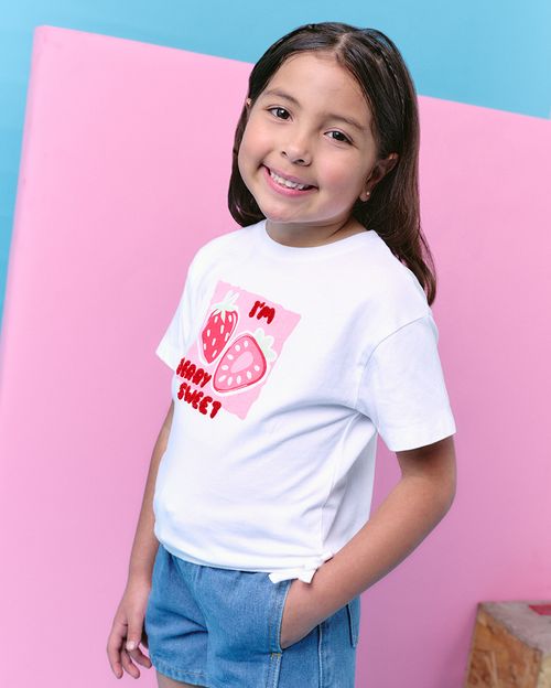 Polo Niña Belinda Blanco