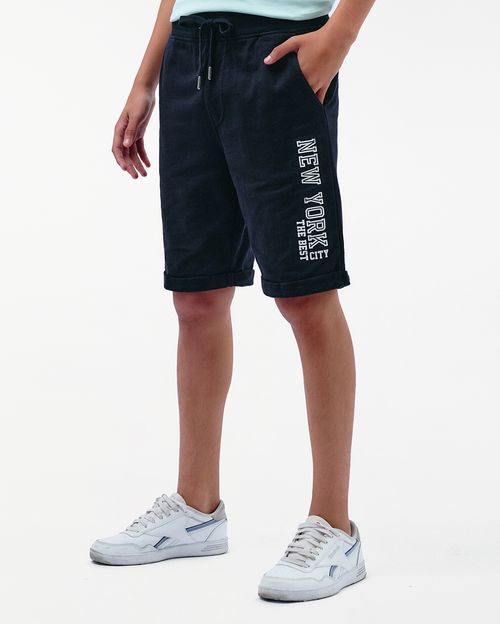 Bermuda Jovencito Franco Negro