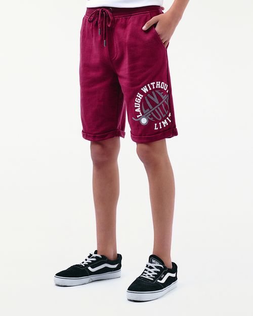 Bermuda Jovencito Franco Guinda Burdeos