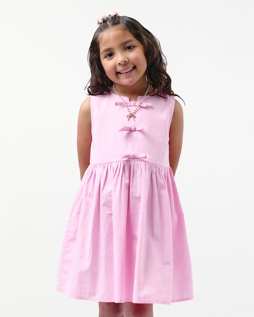 Vestido Niña Catalina Rosado Chicle