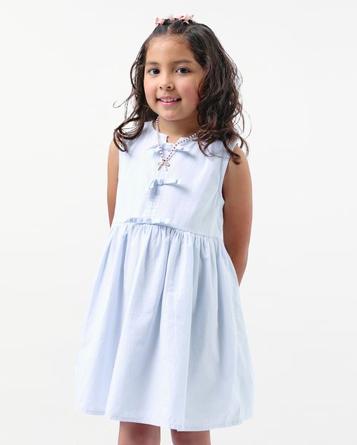 Vestido Niña Catalina Celeste