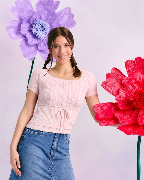 Polo Mujer Kora Rosado Wood