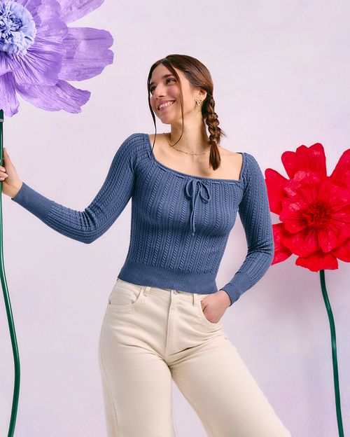 Polo Mujer Kiana Azul Pacífico