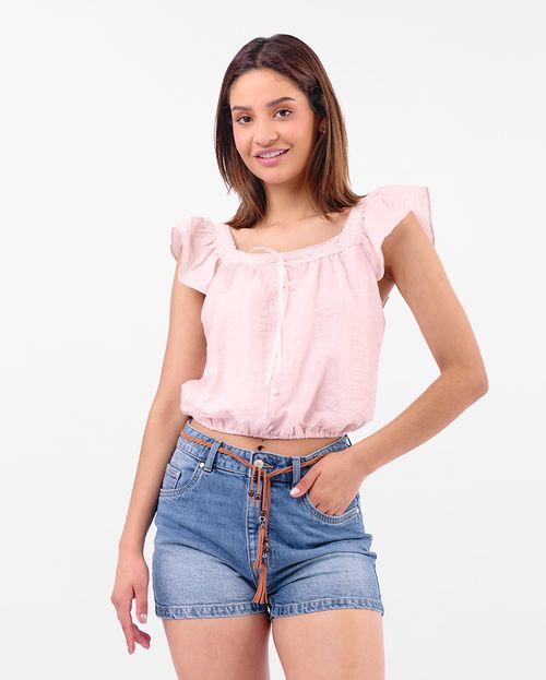 Blusa Mujer Melba Rosado Wood