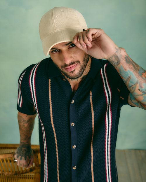 Camisa Hombre Malcom Azul Persa
